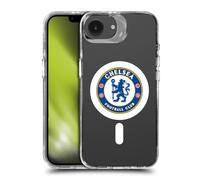 Head Case Designs Officially Licensed Chelsea Football Club Badge Logo Icon Shockproof Bumper Case [Military Grade] Compatible with Apple iPhone 16e / Apple iPhone 17e and Compatible with MagSafe
