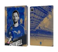 Head Case Designs Officially Licensed Chelsea Football Club Ben Chilwell 2023/24 First Team Leather Flip Case Compatible With Apple iPad Pro 12.9 2020/2021/2022
