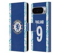 Head Case Designs Officially Licensed Chelsea Football Club Bethany England 2022/23 Women's Home Kit Leather Flip Case Compatible With Google Pixel 10 Pro XL