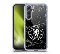 Head Case Designs Officially Licensed Chelsea Football Club Black Marble Crest Gel Case [Military Grade Protection] Compatible With Samsung Galaxy A54 5G