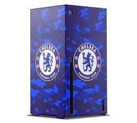 Head Case Designs Officially Licensed Chelsea Football Club Camouflage Art Game Console Wrap Case Cover Compatible With Xbox Series X