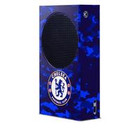 Head Case Designs Officially Licensed Chelsea Football Club Camouflage Art Game Console Wrap Case Cover Compatible With Xbox Series S Console