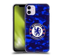 Head Case Designs Officially Licensed Chelsea Football Club Camouflage Crest Soft Gel Case Compatible With Apple iPhone 11