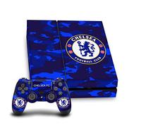 Head Case Designs Officially Licensed Chelsea Football Club Camouflage Mixed Logo Vinyl Sticker Gaming Skin Decal Cover Compatible With Sony PlayStation 4 PS4 Console and DualShock 4 Controller Bundle