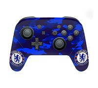 Head Case Designs Officially Licensed Chelsea Football Club Camouflage Mixed Logo Vinyl Sticker Gaming Skin Decal Cover Compatible With Nintendo Switch Pro Controller