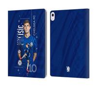 Head Case Designs Officially Licensed Chelsea Football Club Christian Pulisic 2021/22 First Team Leather Flip Case Compatible With Apple iPad Air 13 2024/2025