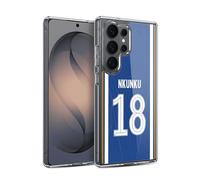 Head Case Designs Officially Licensed Chelsea Football Club Christopher Nkunku 2023/24 Players Home Kit Gel Case [Military Grade] Compatible with Samsung Galaxy S26 Ultra and Compatible with MagSafe