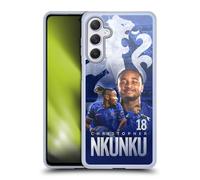Head Case Designs Officially Licensed Chelsea Football Club Christopher Nkunku 2024/25 First Team Gel Case [Military Grade Protection] Compatible With Samsung Galaxy M54 5G