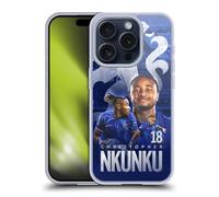 Head Case Designs Officially Licensed Chelsea Football Club Christopher Nkunku 2024/25 First Team Gel Case [Military Grade Protection] Compatible with Apple iPhone 15 Pro and Compatible with MagSafe