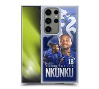 Head Case Designs Officially Licensed Chelsea Football Club Christopher Nkunku 2024/25 First Team Gel Case [Military Grade] Compatible with Samsung Galaxy S23 Ultra 5G and Compatible with MagSafe