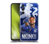 Head Case Designs Officially Licensed Chelsea Football Club Christopher Nkunku 2024/25 First Team Gel Case [Military Grade Protection] Compatible With Samsung Galaxy M15/F15 5G