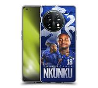 Head Case Designs Officially Licensed Chelsea Football Club Christopher Nkunku 2024/25 First Team Gel Case [Military Grade Protection] Compatible With OnePlus 11 5G