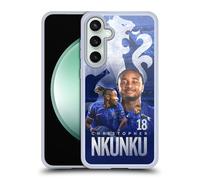Head Case Designs Officially Licensed Chelsea Football Club Christopher Nkunku 2024/25 First Team Gel Case [Military Grade Protection] Compatible With Samsung Galaxy S23 FE 5G