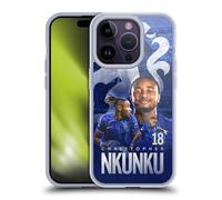 Head Case Designs Officially Licensed Chelsea Football Club Christopher Nkunku 2024/25 First Team Gel Case [Military Grade Protection] Compatible with Apple iPhone 14 Pro and Compatible with MagSafe