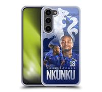 Head Case Designs Officially Licensed Chelsea Football Club Christopher Nkunku 2024/25 First Team Gel Case [Military Grade Protection] Compatible With Samsung Galaxy S23+ 5G