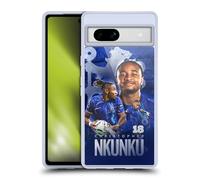 Head Case Designs Officially Licensed Chelsea Football Club Christopher Nkunku 2024/25 First Team Gel Case [Military Grade Protection] Compatible With Google Pixel 7a