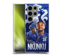 Head Case Designs Officially Licensed Chelsea Football Club Christopher Nkunku 2024/25 First Team Gel Case [Military Grade Protection] Compatible With Samsung Galaxy S24 Ultra 5G