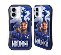Head Case Designs Officially Licensed Chelsea Football Club Christopher Nkunku 2024/25 First Team Hybrid Case Compatible With Apple iPhone 16