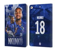 Head Case Designs Officially Licensed Chelsea Football Club Christopher Nkunku 2024/25 First Team Leather Flip Case Compatible With Apple iPad 9.7 2017 / iPad 9.7 2018