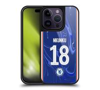 Head Case Designs Officially Licensed Chelsea Football Club Christopher Nkunku 2024/25 Players Home Kit Gel Armour Case [Military Grade Protection] Compatible With Apple iPhone 14 Pro