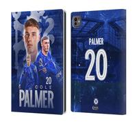 Head Case Designs Officially Licensed Chelsea Football Club Cole Palmer 2024/25 First Team Leather Flip Case Compatible With Apple iPad Pro 11 M4/M5 2024/2025