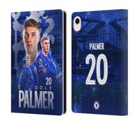 Head Case Designs Officially Licensed Chelsea Football Club Cole Palmer 2024/25 First Team Leather Flip Case Compatible With Apple iPad mini (2021/2024)