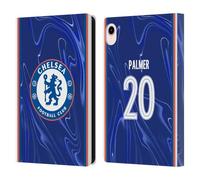 Head Case Designs Officially Licensed Chelsea Football Club Cole Palmer 2024/25 Players Home Kit Leather Flip Case Compatible With Apple iPad mini (2021/2024)
