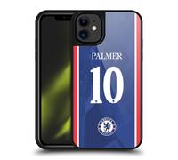 Head Case Designs Officially Licensed Chelsea Football Club Cole Palmer 2025/26 Players Home Kit Gel Armour Case [Military Grade Protection] Compatible With Apple iPhone 11