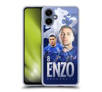 Head Case Designs Officially Licensed Chelsea Football Club Enzo Fernández 2024/25 First Team Gel Case [Military Grade Protection] Compatible With Samsung Galaxy A06 4G