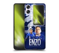 Head Case Designs Officially Licensed Chelsea Football Club Enzo Fernández 2024/25 First Team Hard Back Case Compatible With Oppo Find N2 Flip