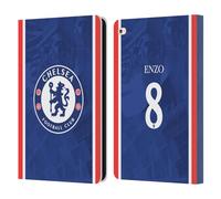 Head Case Designs Officially Licensed Chelsea Football Club Enzo Fernández 2025/26 Players Home Kit Leather Flip Case Compatible With Apple iPad Air 2 (2014)