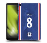 Head Case Designs Officially Licensed Chelsea Football Club Enzo Fernández 2025/26 Players Home Kit Hard Back Case Compatible With Galaxy Tab A 8.0 & S Pen 2019