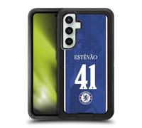 Head Case Designs Officially Licensed Chelsea Football Club Estêvão Willian 2025/26 Players Home Kit 2nd Group Ultra-Armoured Shockproof Case [Military Grade] Compatible With Samsung Galaxy S23 FE 5G