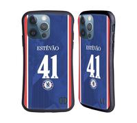 Head Case Designs Officially Licensed Chelsea Football Club Estêvão Willian 2025/26 Players Home Kit 2nd Group Hybrid Case Compatible With Apple iPhone 13 Pro