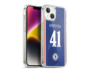 Head Case Designs Officially Licensed Chelsea Football Club Estêvão Willian 2025/26 Players Home Kit 2nd Group Gel Case [Military Grade Protection] Compatible With Apple iPhone 14 Plus