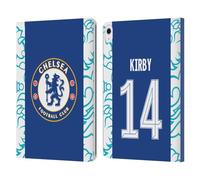 Head Case Designs Officially Licensed Chelsea Football Club Fran Kirby 2022/23 Women's Home Kit Leather Flip Case Compatible With Apple iPad Air 13 2024/2025