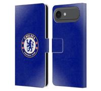 Head Case Designs Officially Licensed Chelsea Football Club Halftone Crest Leather Flip Case Compatible With Apple iPhone 17 Air