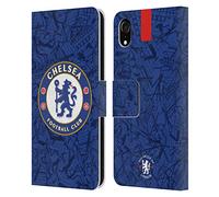 Head Case Designs Officially Licensed Chelsea Football Club Home 2019/20 Kit Leather Flip Case Compatible With Apple iPhone XR