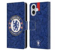 Head Case Designs Officially Licensed Chelsea Football Club Home 2019/20 Kit Leather Flip Case Compatible With Apple iPhone 16