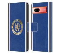 Head Case Designs Officially Licensed Chelsea Football Club Home 2023/24 Kit Leather Flip Case Compatible With Google Pixel 7a