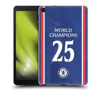Head Case Designs Officially Licensed Chelsea Football Club Home Kit 2025 World Champions Hard Back Case Compatible With Galaxy Tab A 8.0 & S Pen 2019