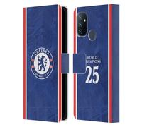 Head Case Designs Officially Licensed Chelsea Football Club Home Kit 2025 World Champions Leather Flip Case Compatible With OnePlus Nord N100