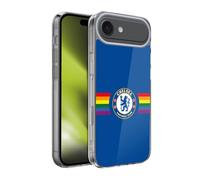Head Case Designs Officially Licensed Chelsea Football Club Horizontal Blue PRIDE CREST Gel Case [Military Grade Protection] Compatible With Apple iPhone 17 Air