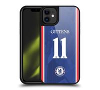 Head Case Designs Officially Licensed Chelsea Football Club Jamie Gittens 2025/26 Players Home Kit 2nd Group Gel Armour Case [Military Grade Protection] Compatible With Apple iPhone 11