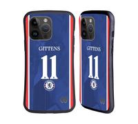 Head Case Designs Officially Licensed Chelsea Football Club Jamie Gittens 2025/26 Players Home Kit 2nd Group Hybrid Case Compatible With Apple iPhone 15 Pro Max