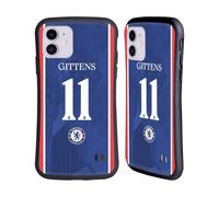 Head Case Designs Officially Licensed Chelsea Football Club Jamie Gittens 2025/26 Players Home Kit 2nd Group Hybrid Case Compatible With Apple iPhone 11