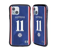 Head Case Designs Officially Licensed Chelsea Football Club Jamie Gittens 2025/26 Players Home Kit 2nd Group Hybrid Case Compatible With Apple iPhone 14