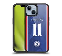 Head Case Designs Officially Licensed Chelsea Football Club Jamie Gittens 2025/26 Players Home Kit 2nd Group Gel Armour Case [Military Grade Protection] Compatible With Apple iPhone 14