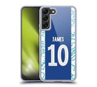 Head Case Designs Officially Licensed Chelsea Football Club Lauren James 2022/23 Women's Home Kit Gel Case [Military Grade] Compatible with Samsung Galaxy S22+ 5G and Compatible with MagSafe