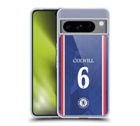 Head Case Designs Officially Licensed Chelsea Football Club Levi Colwill 2025/26 Players Home Kit Gel Case [Military Grade Protection] Compatible With Google Pixel 8 Pro